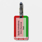 Markering van Wit-Rusland - Easy ID Personal Bagagelabel (Achterkant verticaal)