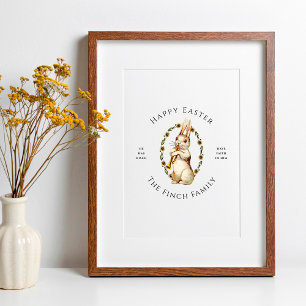 Markeringen voor Happy Easter Art-afdrukken Poster