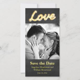 markeringslichten Sla de Datum fotokaart op Save The Date