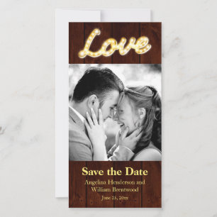 markeringslichten Sla de Datum fotokaart op Save The Date