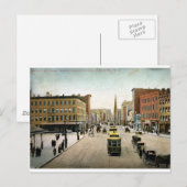 Market St., Newark NJ 1909  Briefkaart (Voorkant / Achterkant)