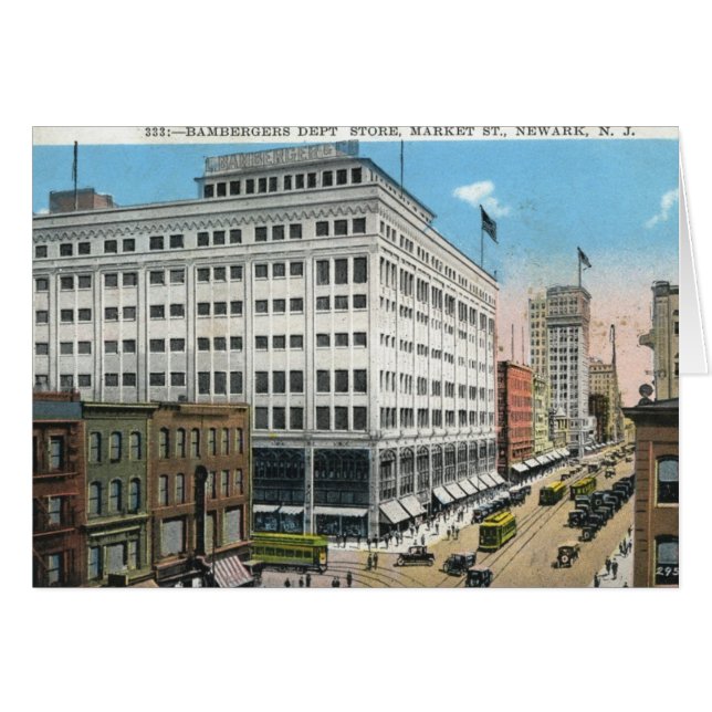 Market St, Newark NJ Vintage (Devant horizontal)