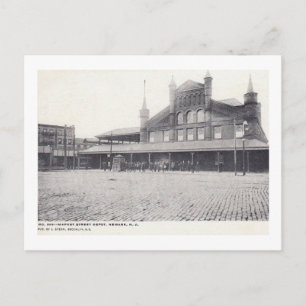 Market St. Train Depot, Newark NJ  Briefkaart