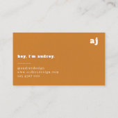 Marketing commercial carte de visite (Dos)