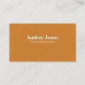 Marketing commercial carte de visite (Devant)