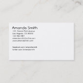 Marketing Consultant - Visitekaartjes (Achterkant)