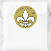 Marketing Fleur de Lis sticker Label (Tas)