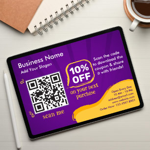 Marketing Korting QR-code om te scannen voor klant Kaart
