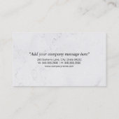 Marketing | Marmer | Executive II Visitekaartje (Achterkant)