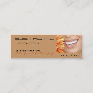 marketing, SHAW Dental Heal... Mini Visitekaartje