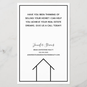 Marketing van Estate Company Custom Realty Agent Flyer