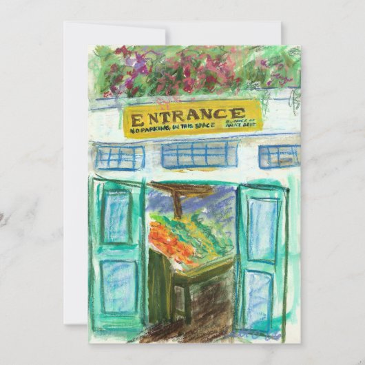 Marketplace Entrance Invite (Pike Place Seattle) Kaart (Voorkant)