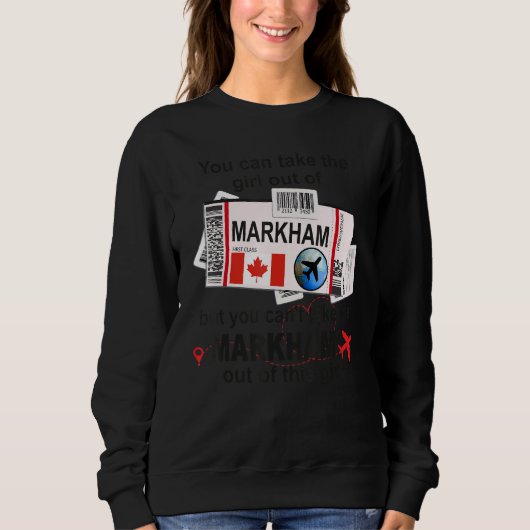Markham Girl Markham Boarding Pass Markham Trui (Voorkant)