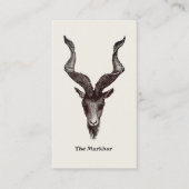 Markhor Goat Visitekaartje (Voorkant)