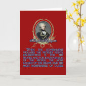 Markies de Lafayette over de opstand Kaart (Gele Bloem)