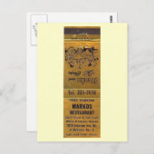 Marko's Restaurant, Brooklyn, New York  Briefkaart (Voorkant / Achterkant)