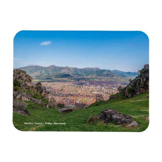 Marko's Tower - Prilep Magnet Magneet (Horizontaal)