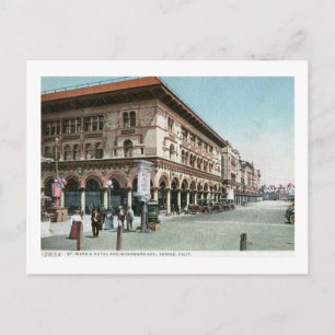 Mark's Hotel, Vintage van Venetië, Californië Briefkaart