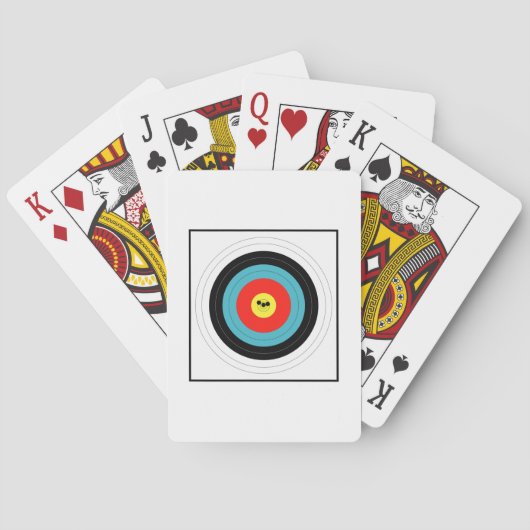 Marksman Target Grouping Pokerkaarten (Achterkant)