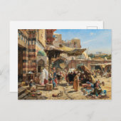 Markt in Jaffa | Gustav Bauernfeind | Briefkaart (Voorkant / Achterkant)