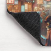 Markt van Neon Wonders Muismat (Hoek)