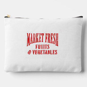 Markt Vers Fruit en Groente Print Cut Sew Bag Etui