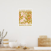 markt voor ventilatoren Barcelona Poster (Keuken)