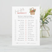 Markt zou ze liever Vrijgezellenfeest spel Kaart (Staand voorkant)