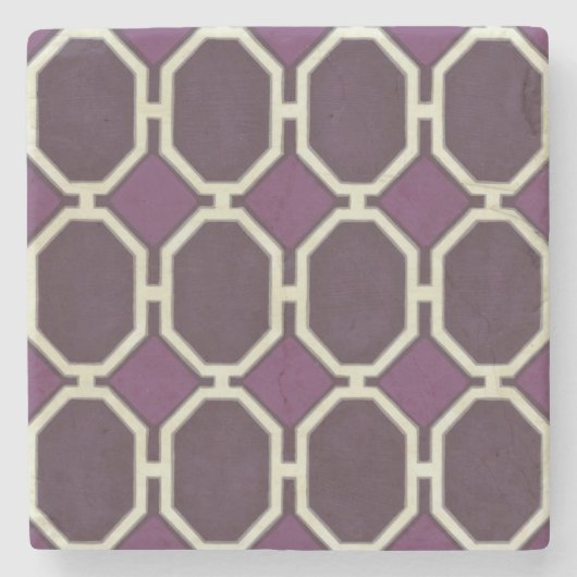 Marktbewegingen VIII Stenen Onderzetter (Voorkant)