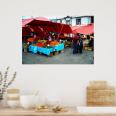 Marktdag, Valparaiso, Chili Poster (Keuken)