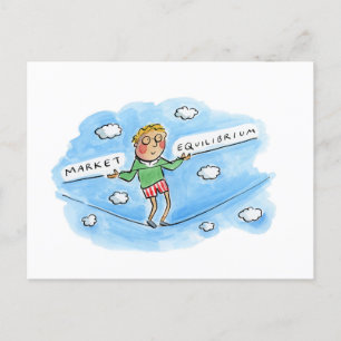 marktevenwicht briefkaart