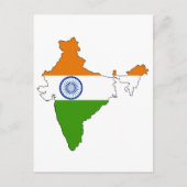 Marktkaart India Briefkaart (Voorkant)