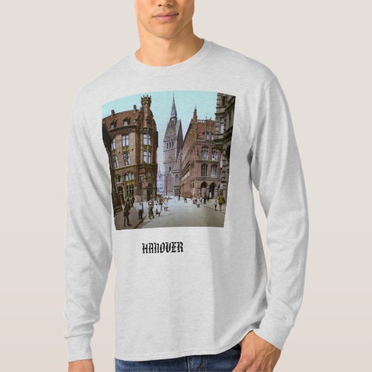 Marktkerk in Hannover (1900) T-shirt (Voorkant)