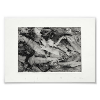 Marktluisteren Foto Afdruk