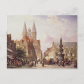 Marktonderzoek in Braunschweig Briefkaart (Voorkant)