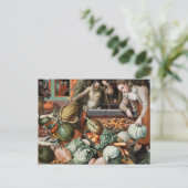 "Marktonderzoek"  kunstbriefkaart Briefkaart (Staand voorkant)