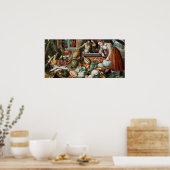"Marktonderzoek"  kunstposter Poster (Keuken)