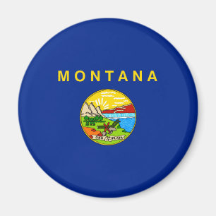 Marktontwerp van de staat Montana Magneet