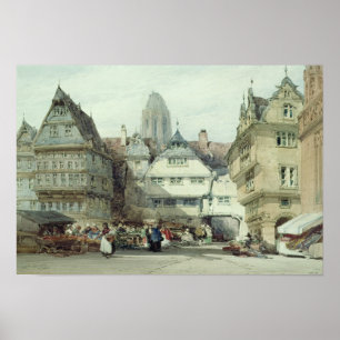 Marktplaats, Frankfurt Poster