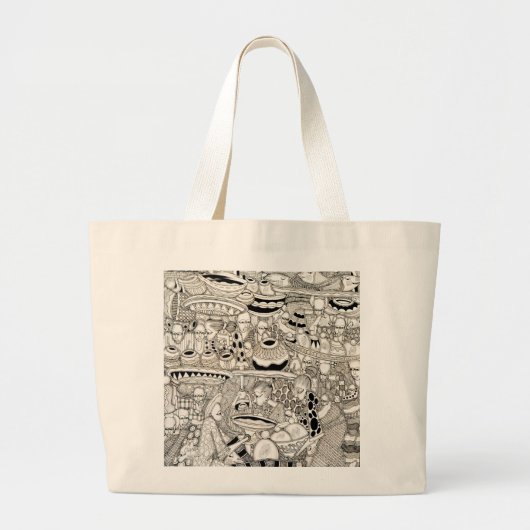 Marktplaats Grote Tote Bag (Voorkant)