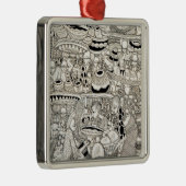 Marktplaats Metalen Ornament (Rechts)