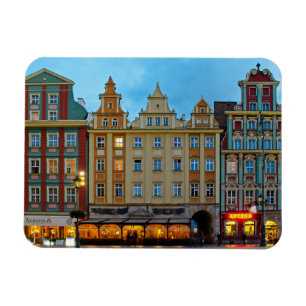 Marktplein Architectuur Wrocław Polen Magneet