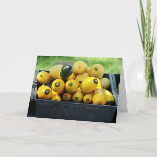 Marktproduct van de landbouwer kaart (Voorkant)