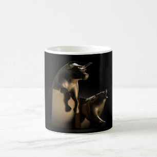 Marktstatistieken voor bull en Beer Koffiemok