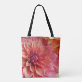 MarktTas van de bloeiende boer Draagtas (Achterkant)