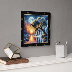 Markus 11:24 Geestelijke herinnering: gepersonalis Vierkante Klok