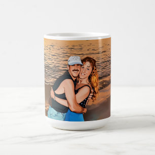 Marla et David Mangan Joyeux 50e Anniversaire mug
