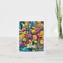 Marla's Flowers .... card   Kaart