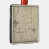 Marlboro, Massachusetts Metalen Ornament (Rechts)