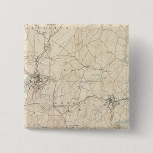 Marlboro, Massachusetts Vierkante Button 5,1 Cm